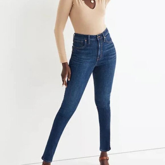 Madewell Women's Size 25 P Curvy High Rise Skinny Jeans - Picture 1 of 8